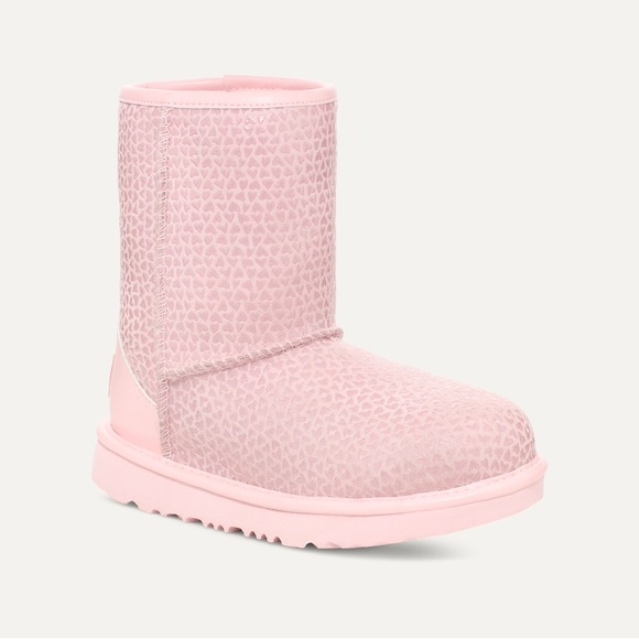 NEW UGG Classic II Gel Hearts in pink size EU 38 (women’s 7/Big girls 6) - Picture 2 of 7